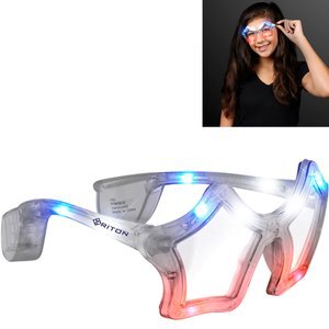 Star Patriotic Light Up LED Glasses