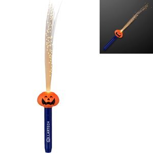 Pumpkin Face Fiber Optic Light Wand