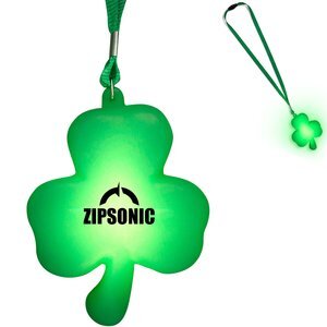 Shamrock Light Up LED Lanyard