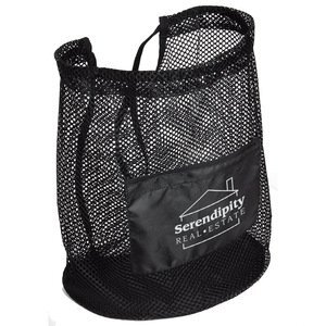 Flex Mesh Polyester Drawstring Bag