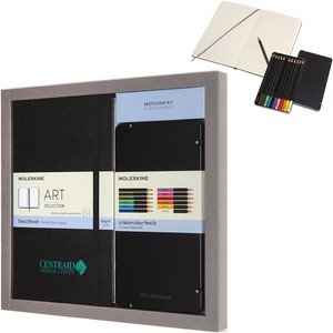 Moleskine® Sketchbook & Watercolor Pencils Coloring Kit