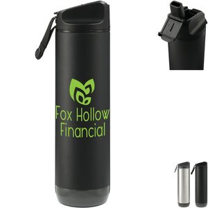 HidrateSpark® Straw Lid Smart Stainless Steel Bottle, 21oz.