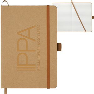 Washable Kraft Stone Bound JournalBook, 8-1/4" x 5-1/2"