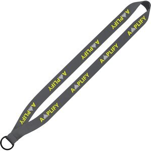 Polyester Dye Sublimated Lanyard 3/4" w/ Metal Split Ring