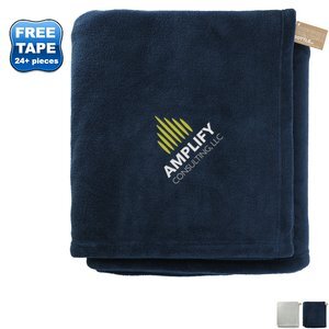 Recycled PET Oversized Coral Fleece Blanket, 60" x 70"