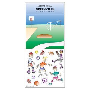 Sports Peel 'N Play Children's Sticker Sheet