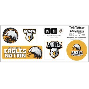 EZ Mailer Tech Tattoo Sticker Sheet