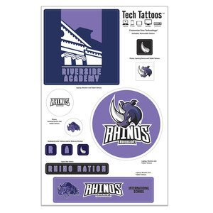 Tech Tattoo Assortment Sticker Sheet, 11 Decals