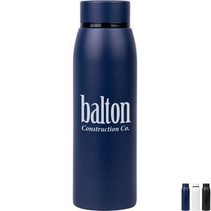 Cobra Powder Coated Stainless Steel Water Bottle, 20oz.