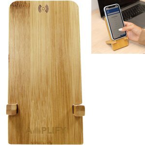 Okiyo Ekslens Bamboo Phone Stand - The Promo Group