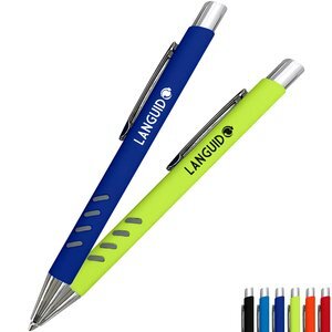 Brea Rubberized Aluminum Pen