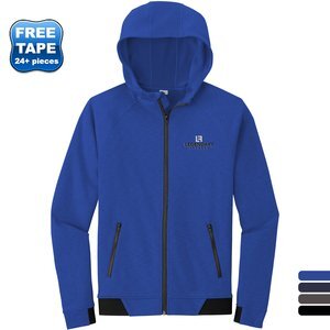 Sport-Tek® PosiCharge® Strive Poly/Cotton Fleece Hooded Men's Full-Zip