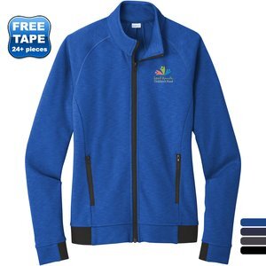 Sport-Tek® PosiCharge® Strive Poly/Cotton Fleece Ladies' Full-Zip