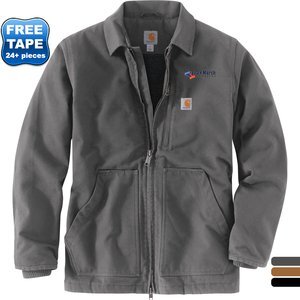 Carhartt® Cotton Washed Duck Sherpa-Lined Men's Coat