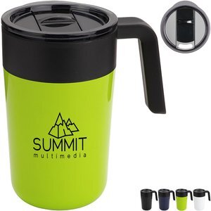 Omni Stainless Steel & Polpropylene Mug, 13oz.