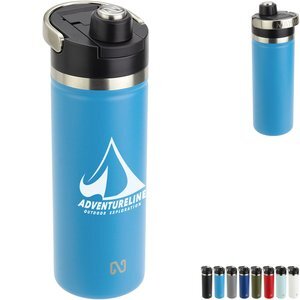 NAYAD® Traveler Stainless Double Wall Bottle w/ Twist-Top Spout, 18oz.