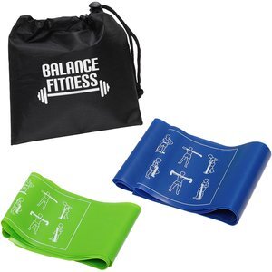 Power Stretch 2-Piece Fitness Band Set