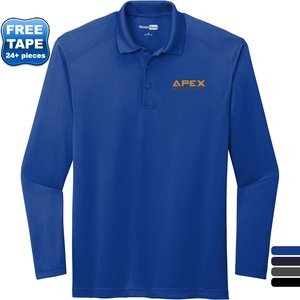 CornerStone® Select Lightweight Polyester Snag-Proof Long Sleeve Men's Polo