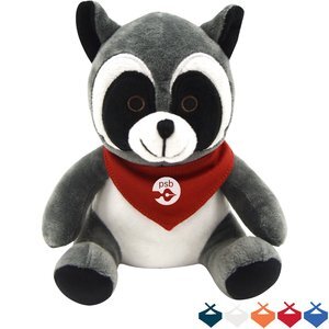 Rocco Plush Racoon w/ Bandana, 6"