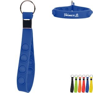 Push Pop Stress Reliever Key Chain