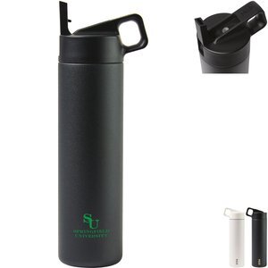 MiiR® Vacuum Insulated Wide Mouth Leakproof Straw Lid Bottle, 20oz.