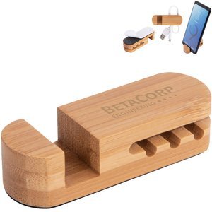 Bamboo Desktop Cable Organizer
