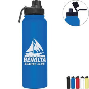 Memphis Vacuum Insulated Sports Bottle w/ Screw On Cap, 32oz.