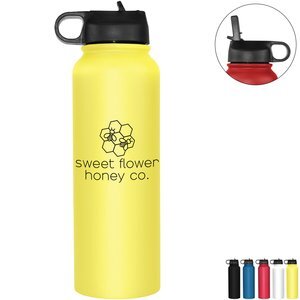 Memphis Vacuum Insulated Sports Bottle w/ Straw Lid, 32oz.