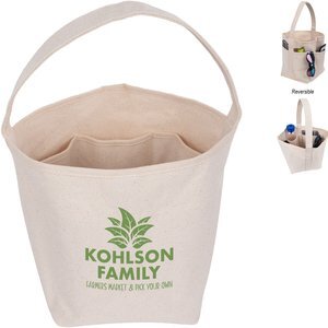 Reno Reversible Cotton Bucket Tote Bag