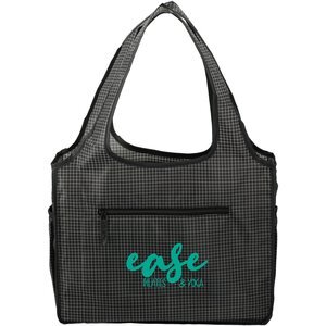 Grid Bungalow Nylon Tote