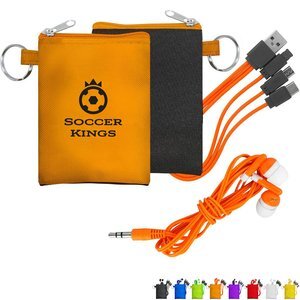 Tall Stretchy Travel Earbuds & Cable Set