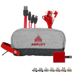 Bay Two Tone Wall Charging Travel Set