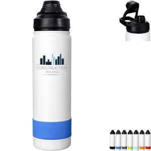 Colorful Sip Top Banded Bottle, 24oz.