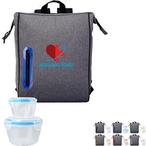 Oval Portion Control & Food Bag Lunch Set