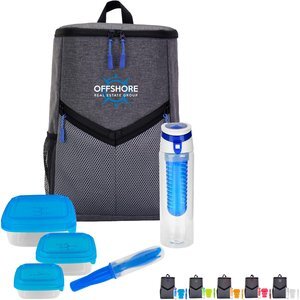 Victory Lunch & Drink Cooler Backpack Set