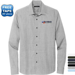 MERCER+METTLE™ Long Sleeve Stretch Woven Men's Shirt