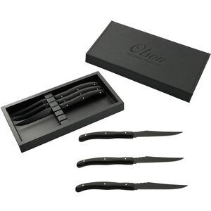 Modena Black Knife Set