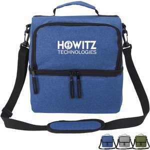 Lunch Break Dual Compartment Polyester Lunch Cooler