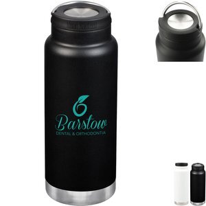 Klean Kanteen® Eco TKWide Double-Wall Insulated Bottle w/ Loop Cap, 32oz.