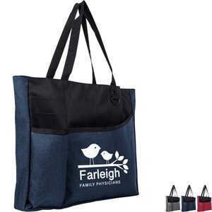 Delegate Heathered Polyester Tote Bag