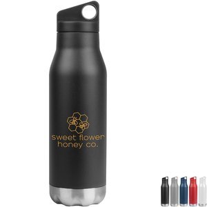 Personalized Water Bottle w/Straw Lid, 40 oz  Custom Stainless Steel  Sports Water Bottle w/Name and Text - Gift for Him - Rotating Handle