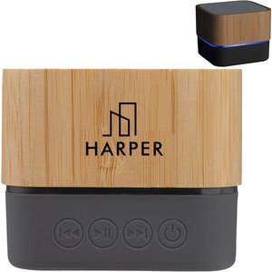 Cadence Bamboo Wireless Light-Up Speaker