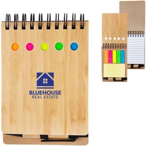 Ridgecrest 3-in-1 Bamboo Jotter w/ Pen