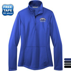 Port Authority® Smooth Fleece Ladies' 1/4 Zip