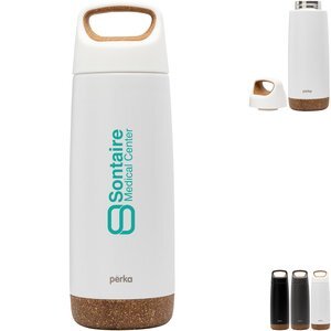 Perka® Axton Double Wall Stainless Steel Bottle, 20oz.