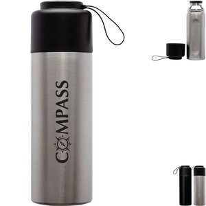 Perka® Brixton Double Wall Stainless Steel Water Bottle, 17oz.