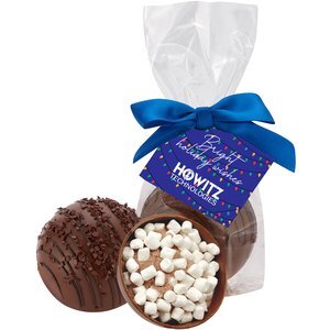 Hot Chocolate Bomb Mug Stuffer, Milk & Dark Delight Chocolate