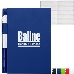Lined Notebook w/ Matching Pen, 6" x 4-1/4"