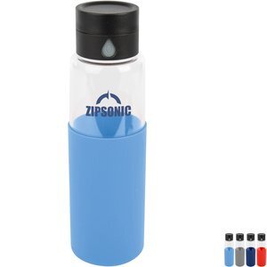 Hydro Glass Bottle w/ Silicone Sleeve, 20oz.