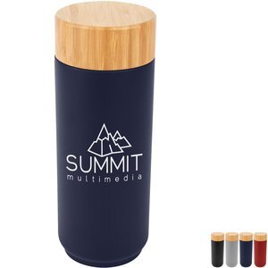 Lexington Stainless Steel Bottle w/ Bamboo Lid, 16oz.